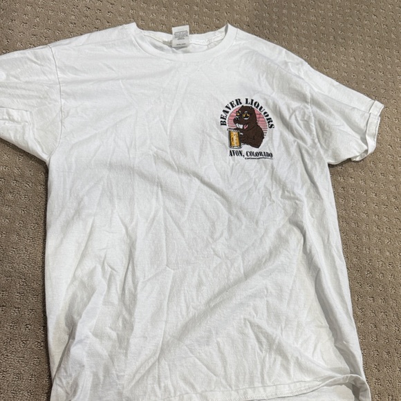 Hanes White Graphic Tee for Men - Picture 1 of 4